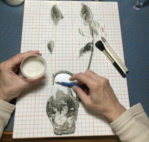 Virginie Legrand -Tableau de sable