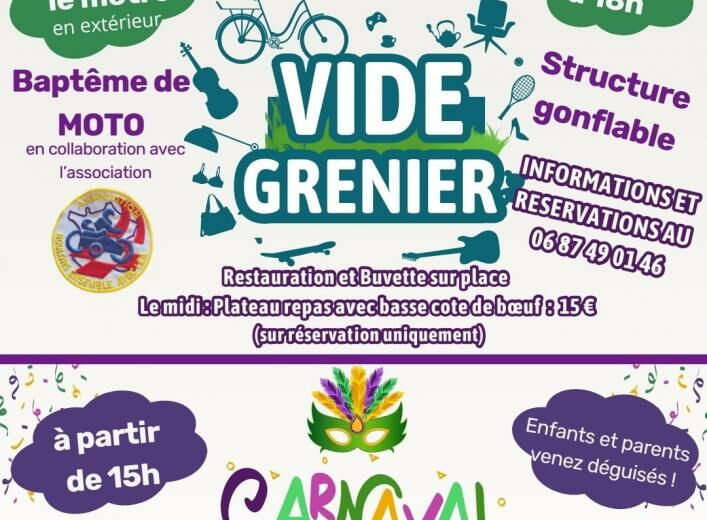 vide grenier et carnaval