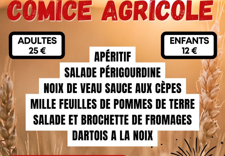 Affiche Repas comice