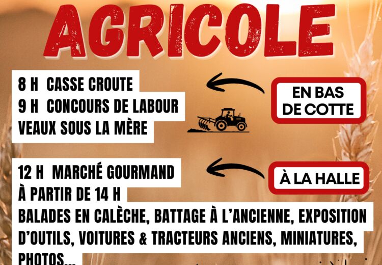 Affiche comice agricole