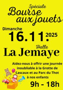 Bourse aux jouets la Jemaye 16 nov