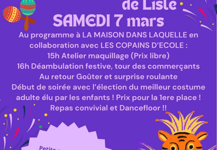 Carnaval Lisle 7 mars