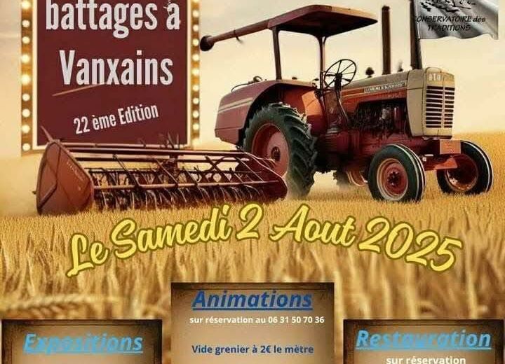 Fête des battages 2 août 2