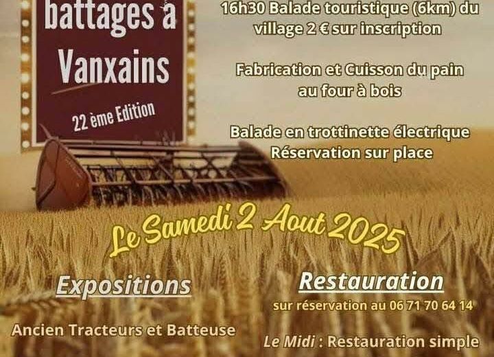 Fête des battages 2 août