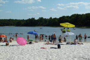 Plage de l'étang de La Jemaye