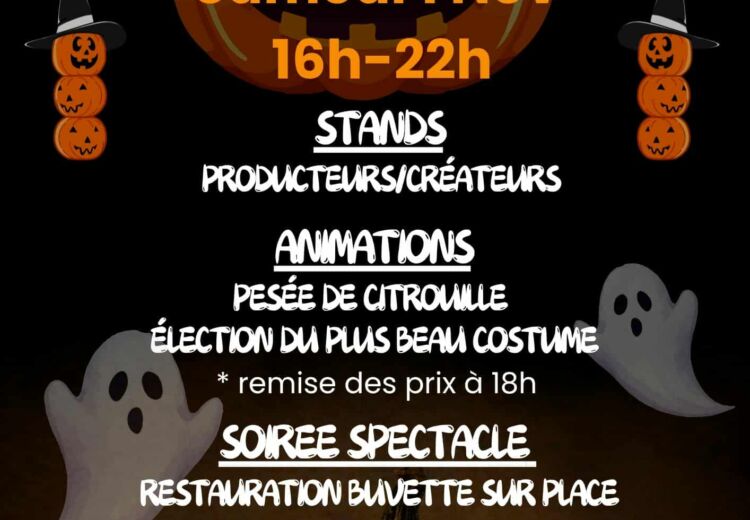 Marché Halloween Lusignac