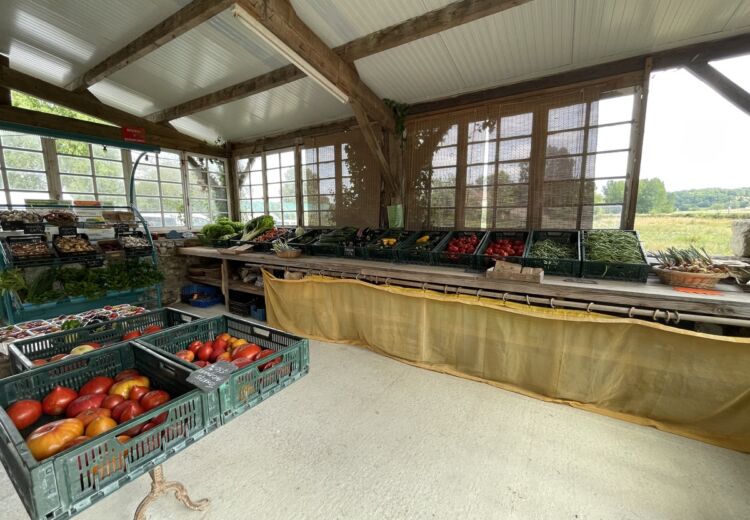 Marché du jeudi au Jardin Maraicher de Chenaud