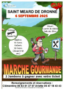 Marche gourmande ST MEARD 6 sept