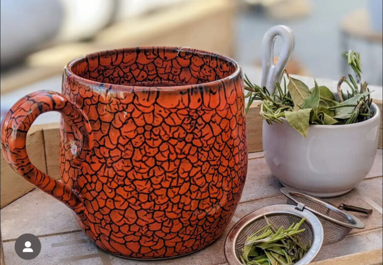 Poterie Doublet tasse rouge