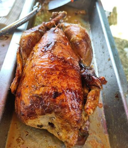 Poulet roti Ferme avicole des grands Champs