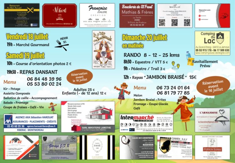 ST ANDRE 18 au 20 juillet