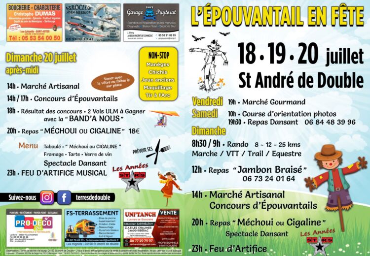 ST ANDRE fête 18 au 20 juillet