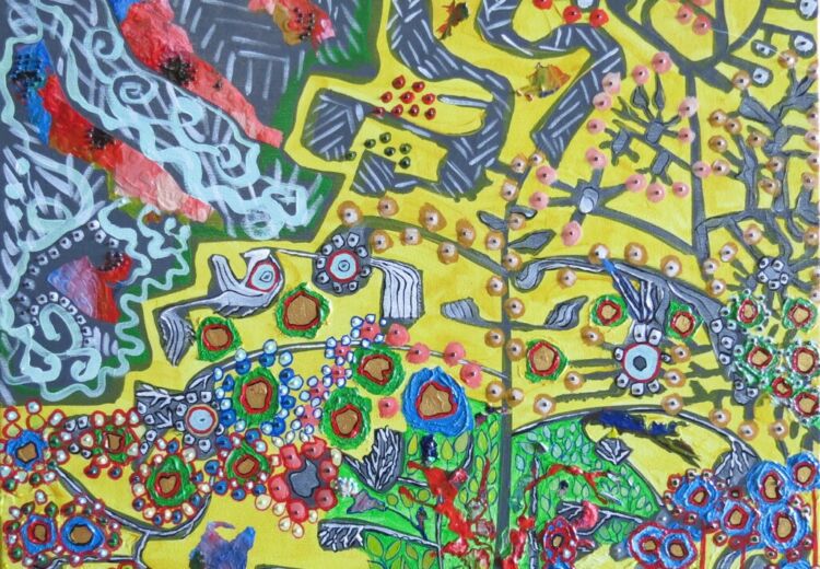 tableau Secousse©Françoise Bouchet Doumenq